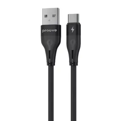 Кабель Proove Small Silicone Type-C 1м Черный