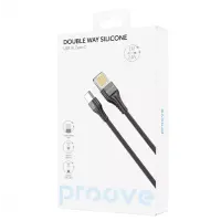 Кабель Proove Double Way Silicone Type-C 1м Черный