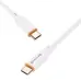 Кабель Proove Jelly Silicone Type-C to Type-C 60W 1м Белый