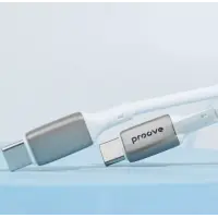 Кабель Proove Flex Metal Type-C to Type-C 60W 1м Белый