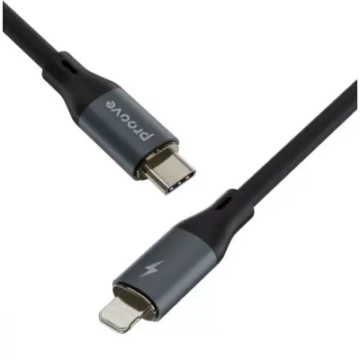 Кабель Proove PowerFull Type-C to Lightning 30W 1м Черный