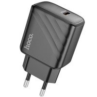 Мережевий зарядний пристрій Hoco CS22A USB-C (30W) Black, Чорний