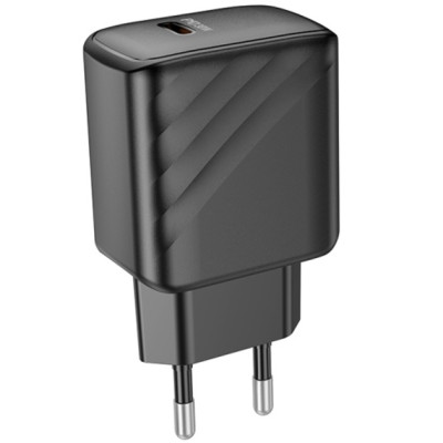 Сетевое зарядное устройство Hoco CS22A USB-C (30W) Black, Черный