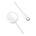 Зарядный кабель USB-C Borofone BQ37 iWatch/Samsung White, Белый