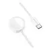 Зарядный кабель USB-C Borofone BQ37 iWatch/Samsung White, Белый Зарядный кабель USB-C Borofone BQ37 iWatch/Samsung White, Белый