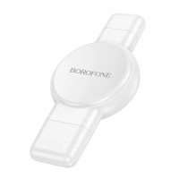 Зарядное устройство для USB-A/USB-C Borofone BQ31 iWatch/Samsung White, Белый
