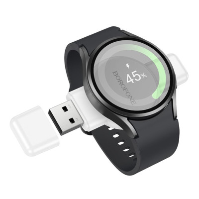 Зарядное устройство для USB-A/USB-C Borofone BQ31 iWatch/Samsung White, Белый