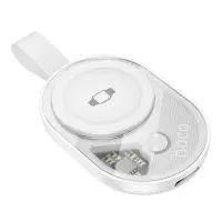 Беспроводное зарядный устройство Hoco CW60  iWatch White, Білий