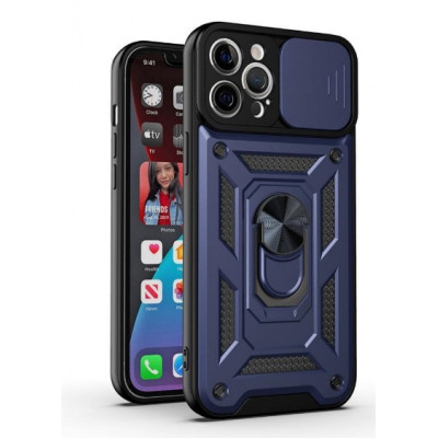 Чохол накладка Serge Ring Camshield Xiaomi Redmi 14c  Синя