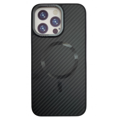 Чохол накладка Carbon Armor with MagSafe iPhone 14 Pro Чорна Чохол накладка Carbon Armor with MagSafe iPhone 14 Pro Чорна