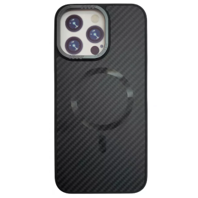 Чохол накладка Carbon Armor with MagSafe iPhone 15 Pro Max Чорна