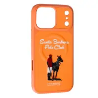 Чохол Накладка Santa Barbara Polo iPhone Questa 17 Pro Max Помаранчева