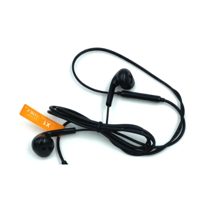 Провідні навушники вкладиші-гарнітура Yison X1 Black, чорний