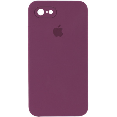 Чохол накладка HC iPhone 7 Бордова Square Full