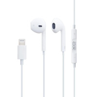 Проводные наушники вкладыши-гарнитура XO EP13 с микрофоном Lightning White, белый Проводные наушники вкладыши-гарнитура XO EP13 с микрофоном Lightning White, белый