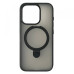 Чехол накладка Rock Guard iPhone MagSafe 15 Pro Max Черная (Foldable Magnetic Ring)