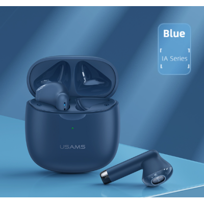 Безпровідні навушники Usams IA04 TWS Earbuds IA Series Blue, синій