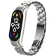 Ремешок Метталический Mi Band 5/6 Серебряный Ремешок Метталический Mi Band 5/6 Серебряный