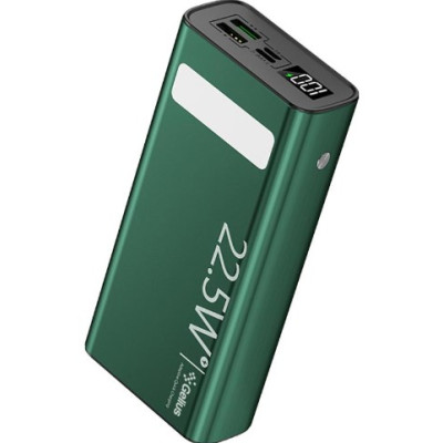 Універсальна мобільна батарея Повербанк Gelius Lightstone 22.5w GP-PB300 30000mAh Зелений