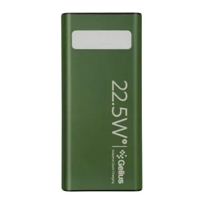 Универсальная мобильная батарея Повербанк Gelius Lightstone 22.5w GP-PB300 30000mAh Зеленый Универсальная мобильная батарея Повербанк Gelius Lightstone 22.5w GP-PB300 30000mAh Зеленый