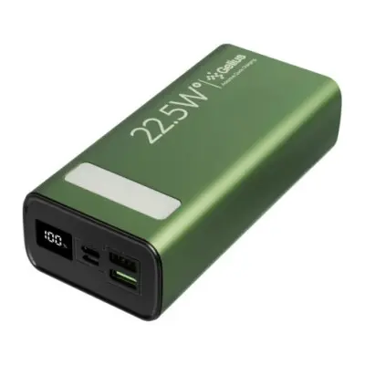 Универсальная мобильная батарея Повербанк Gelius Lightstone 22.5w GP-PB300 30000mAh Зеленый Универсальная мобильная батарея Повербанк Gelius Lightstone 22.5w GP-PB300 30000mAh Зеленый