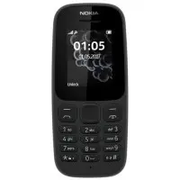 Мобильный телефон Nokia 105 Dual Sim Black, черный Мобильный телефон Nokia 105 Dual Sim Black, черный