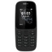 Мобільний телефон Nokia 105 Dual Sim Black, чорний