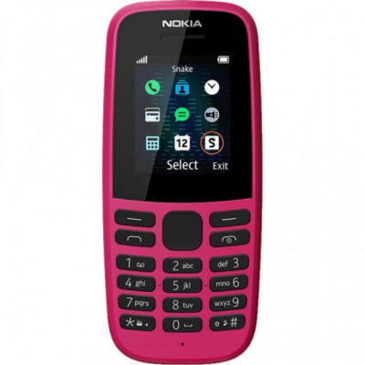 Мобильный телефон Nokia 105 Dual Sim Pink, розовый