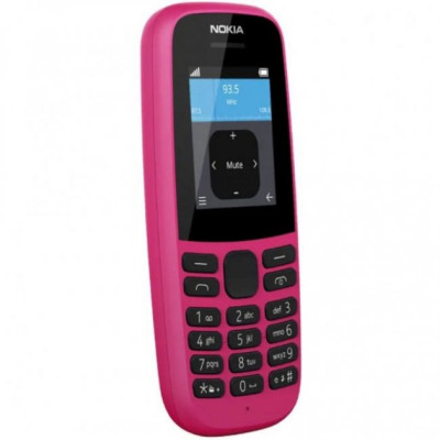 Мобильный телефон Nokia 105 Dual Sim Pink, розовый