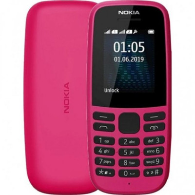 Мобильный телефон Nokia 105 Dual Sim Pink, розовый