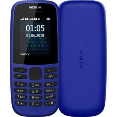 Мобільний телефон Nokia 105 Dual Sim Blue, блакитний