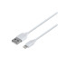 Мережевий зарядний пристрій Borofone 2USB BA52A 2.1A+ Lightning White, Білий