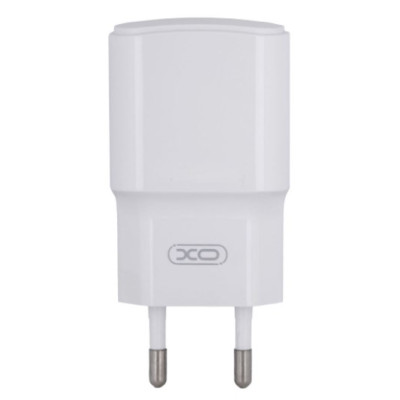 Мережевий зарядний пристрій XO L73 Lightning 1USB 2.4A White, Білий