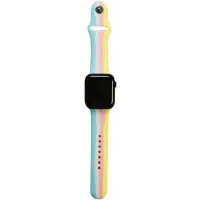 Ремешок Amazfit Bip Силікон Rainbow Желтый/Голубой Ремешок Amazfit Bip Силікон Rainbow Желтый/Голубой