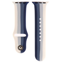 Ремінець Amazfit Bip Силікон Rainbow Сірий/Синій Ремінець Amazfit Bip Силікон Rainbow Сірий/Синій