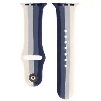 Ремешок Amazfit Bip Силікон Rainbow Серый/Синий Ремешок Amazfit Bip Силікон Rainbow Серый/Синий