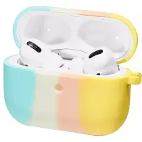 Чохол для навушників AirPods 3 Colorfull Блакитний/Жовтий