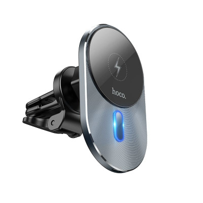 Автотримач Hoco CA91 з БЗП 15W Grey, Сірий