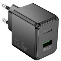 Мережевий зарядний пристрій Hoco CS17A 1USB/QC 3.0 22.5W Чорний Мережевий зарядний пристрій Hoco CS17A 1USB/QC 3.0 22.5W Чорний