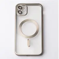 Чехол Накладка Metal Matte MagSafe iPhone 11 Natural Titanium