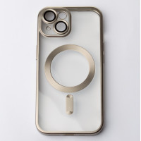 Чехол Накладка Metal Matte MagSafe iPhone 13 Natural Titanium