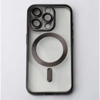 Чохол Накладка Metal Matte MagSafe iPhone 14 Pro Max Чорна
