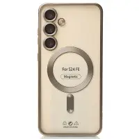 Чехол накладка Metal Matte MagSafe Samsung S24 FE (S721) Natural Titanium