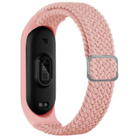 Ремешок Plaited Mi Band 3/4/5/6/7 Розовый