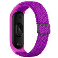 Ремешок Plaited Mi Band 3/4/5/6/7 Фиолетовый