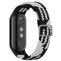 Ремешок Plaited Mi Band 8/9 Черный/Белый