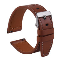 Ремешок универсальный 22мм Leather Strap with Stright Tip Коричневый Ремешок универсальный 22мм Leather Strap with Stright Tip Коричневый