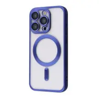 Чехол накладка Metal Matte MagSafe  iPhone 16 Pro Max Blue Titanium