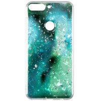 Чехол накладка Baseus Light Stone Huawei Y7 2018/Y7 Prime 2018 Зеленая