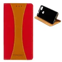 Книга Goospery Canvas Huawei Y7 2018/Y7 Prime 2018 Красная